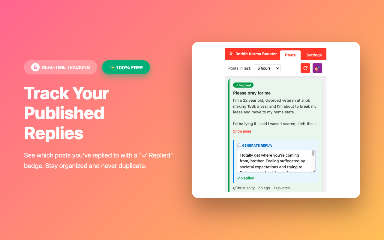 Reddit Karma Booster Screenshot 5